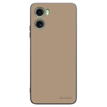 Picasee silikonowe czarne etui na Motorola Moto G06 - Soft Sand