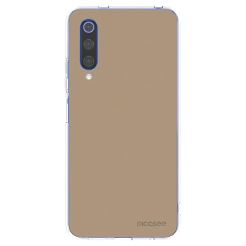 Picasee silikonowe przeźroczyste etui na Xiaomi Mi 9 SE - Soft Sand