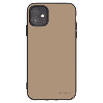 Picasee silikonowe czarne etui na Apple iPhone 11 - Soft Sand