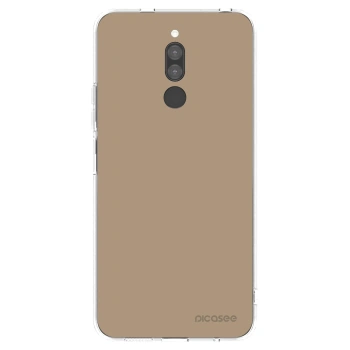Picasee silikonowe przeźroczyste etui na Xiaomi Redmi 8 - Soft Sand