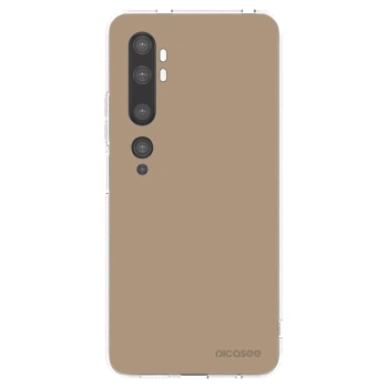 Picasee silikonowe przeźroczyste etui na Xiaomi Mi Note 10 (Pro) - Soft Sand