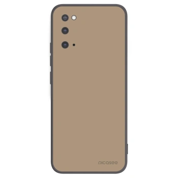 Picasee silikonowe czarne etui na Samsung Galaxy S20 G980F - Soft Sand