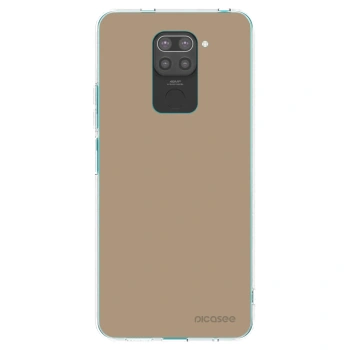 Picasee silikonowe czarne etui na Xiaomi Redmi Note 9 - Soft Sand