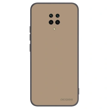 Picasee silikonowe czarne etui na Xiaomi Redmi Note 9S - Soft Sand
