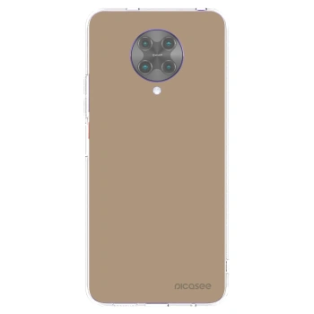 Picasee silikonowe przeźroczyste etui na Xiaomi Poco F2 Pro - Soft Sand