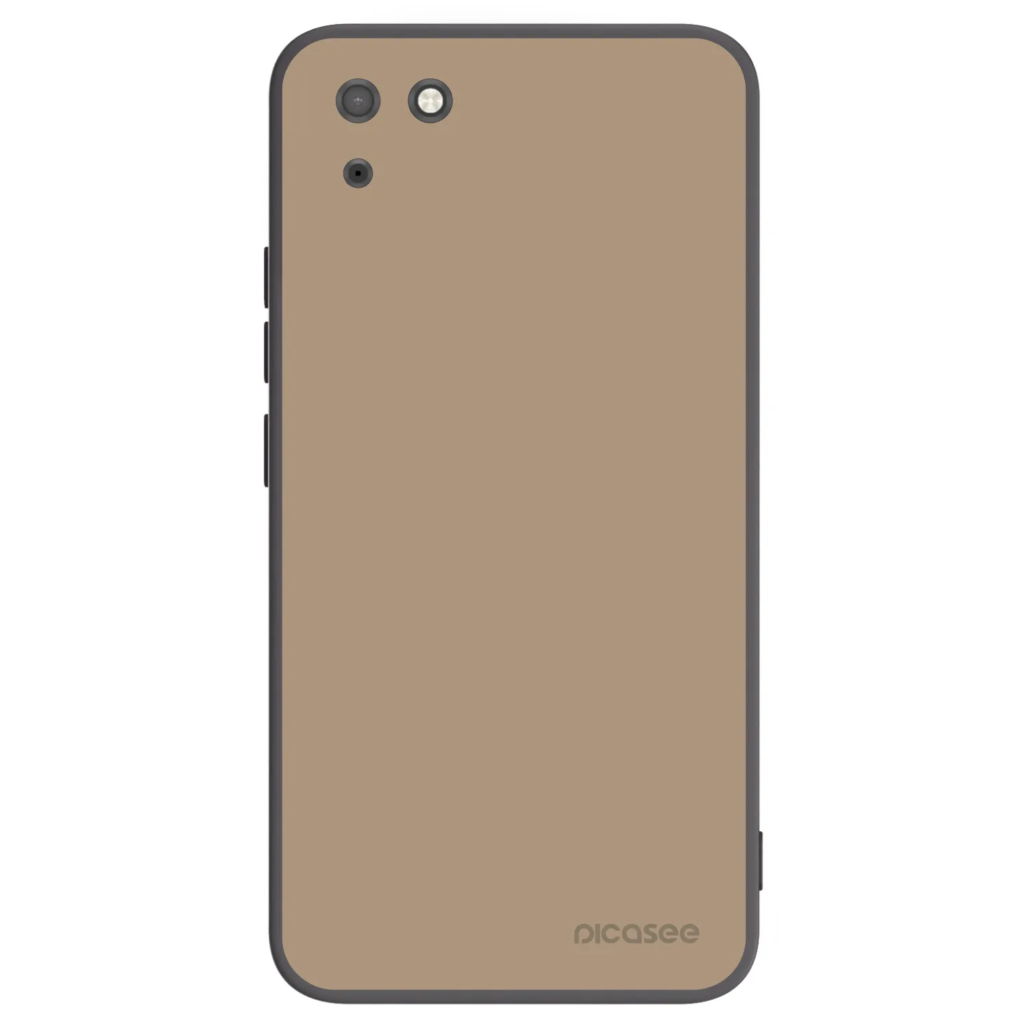 Picasee silikonowe czarne etui na Huawei Y5P - Soft Sand