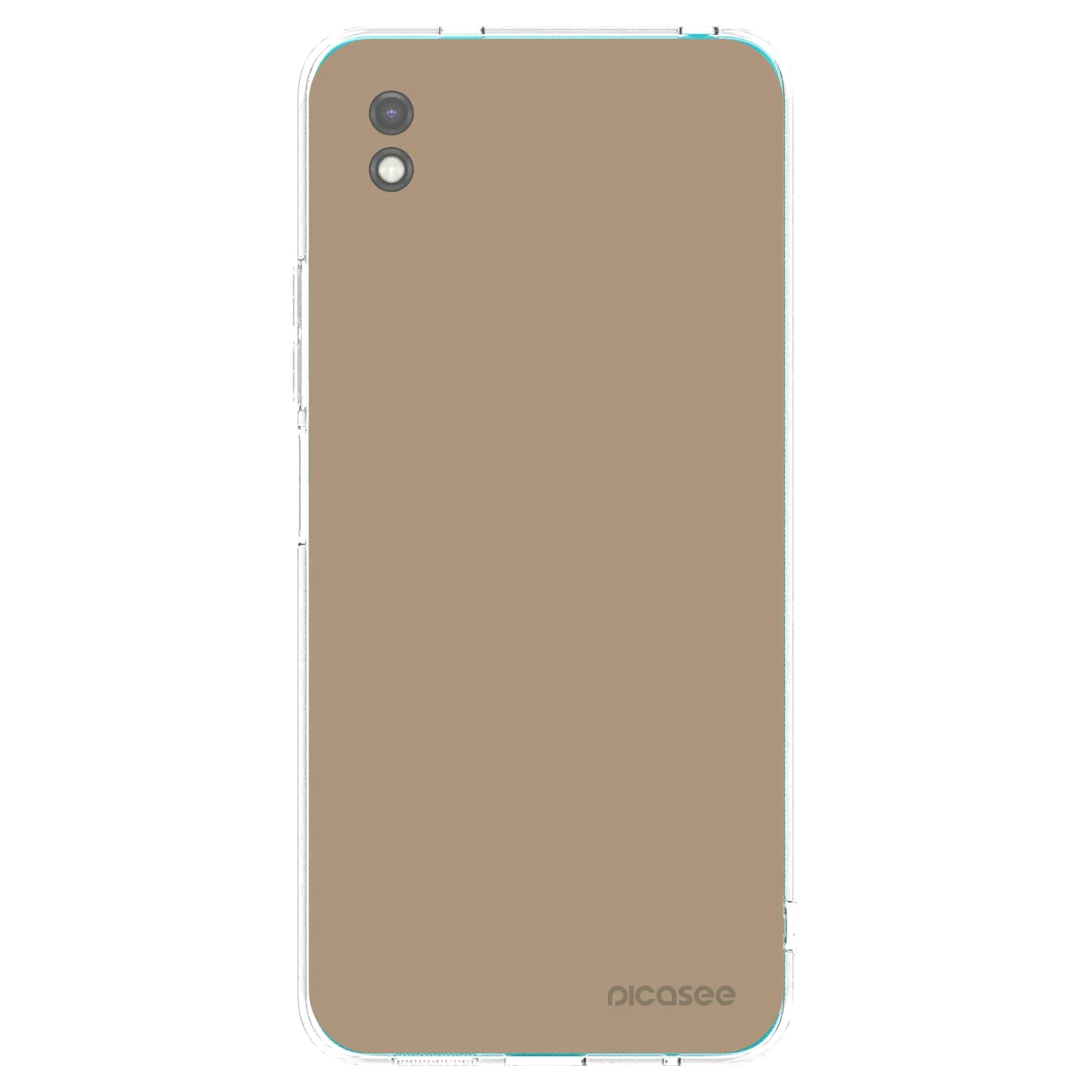Picasee silikonowe czarne etui na Xiaomi Redmi 9A - Soft Sand