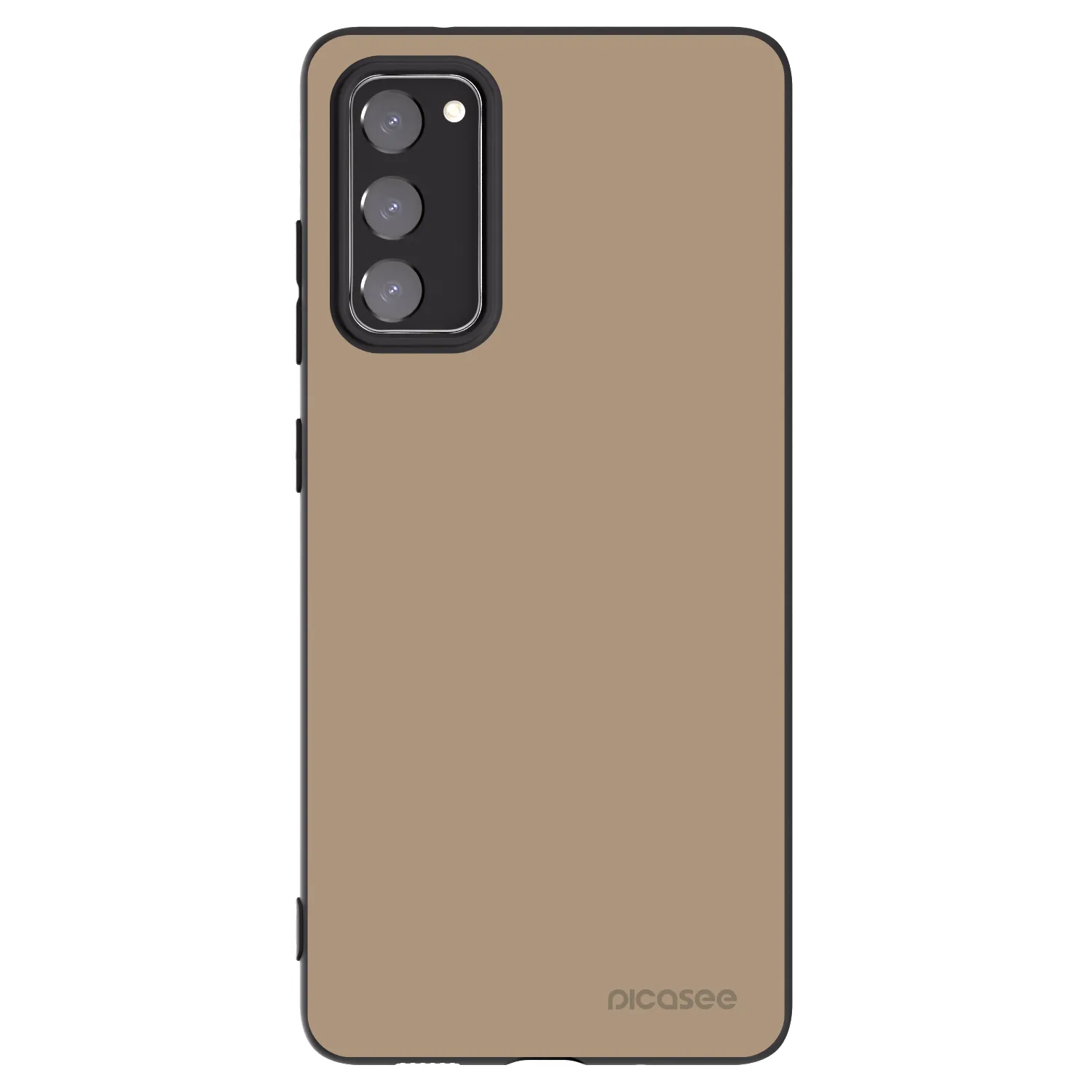 Picasee silikonowe czarne etui na Samsung Galaxy S20 FE - Soft Sand