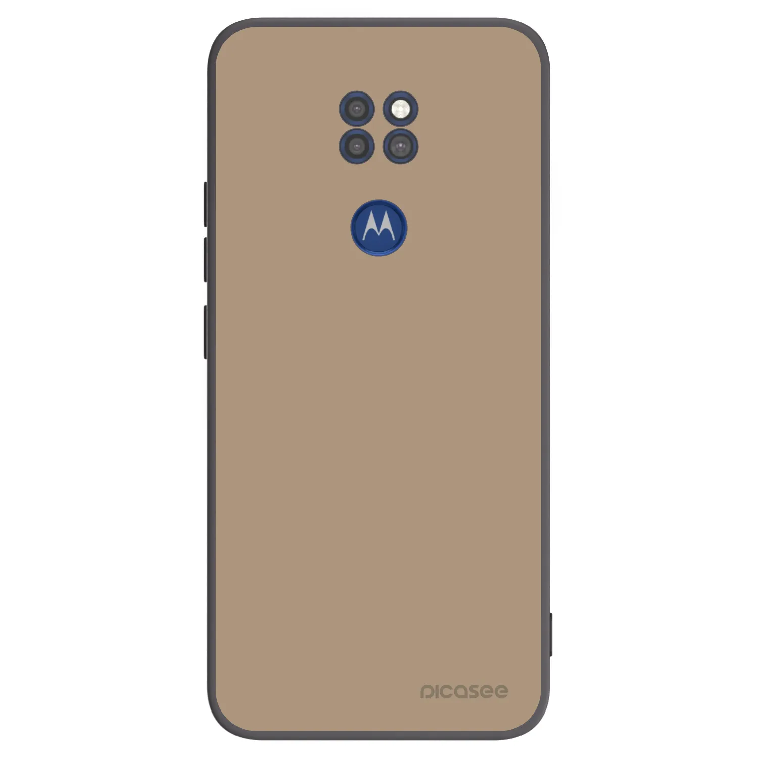 Picasee silikonowe czarne etui na Motorola Moto G9 Play - Soft Sand