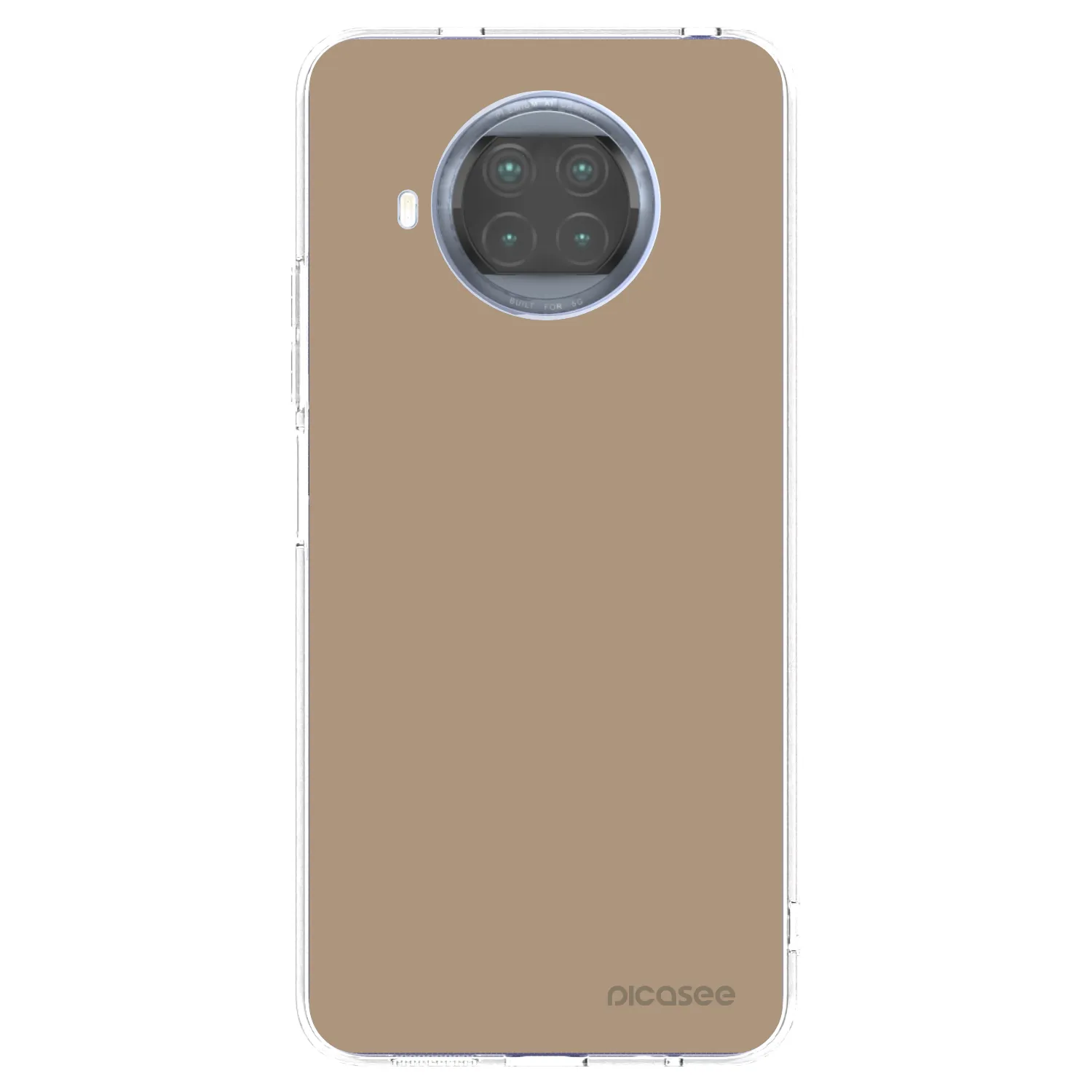 Picasee silikonowe przeźroczyste etui na Xiaomi Mi 10T Lite - Soft Sand
