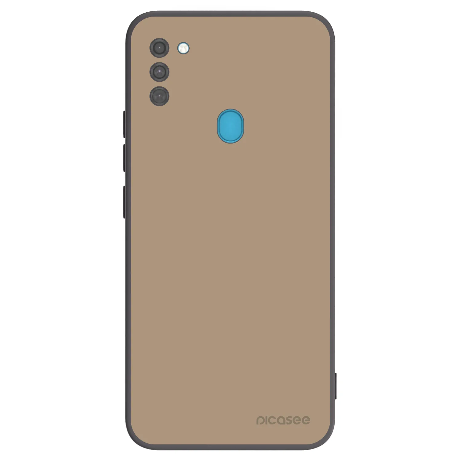 Picasee silikonowe czarne etui na Samsung Galaxy M11 - Soft Sand