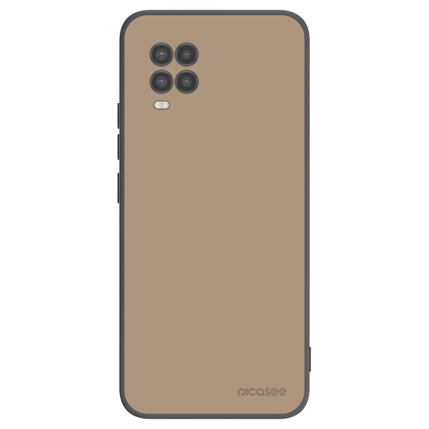 Picasee silikonowe czarne etui na Xiaomi Mi 10 Lite - Soft Sand