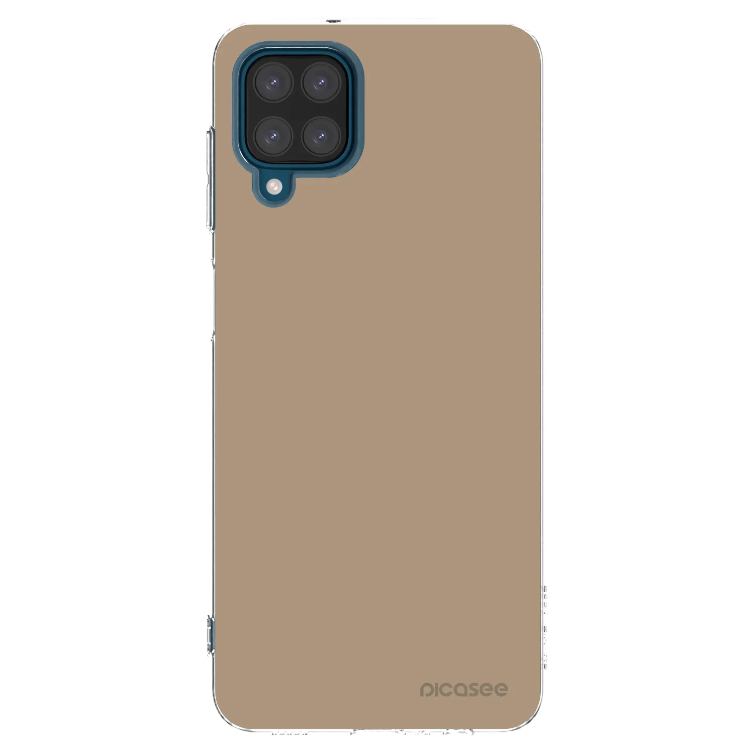 Picasee silikonowe przeźroczyste etui na Samsung Galaxy A12 A125F - Soft Sand