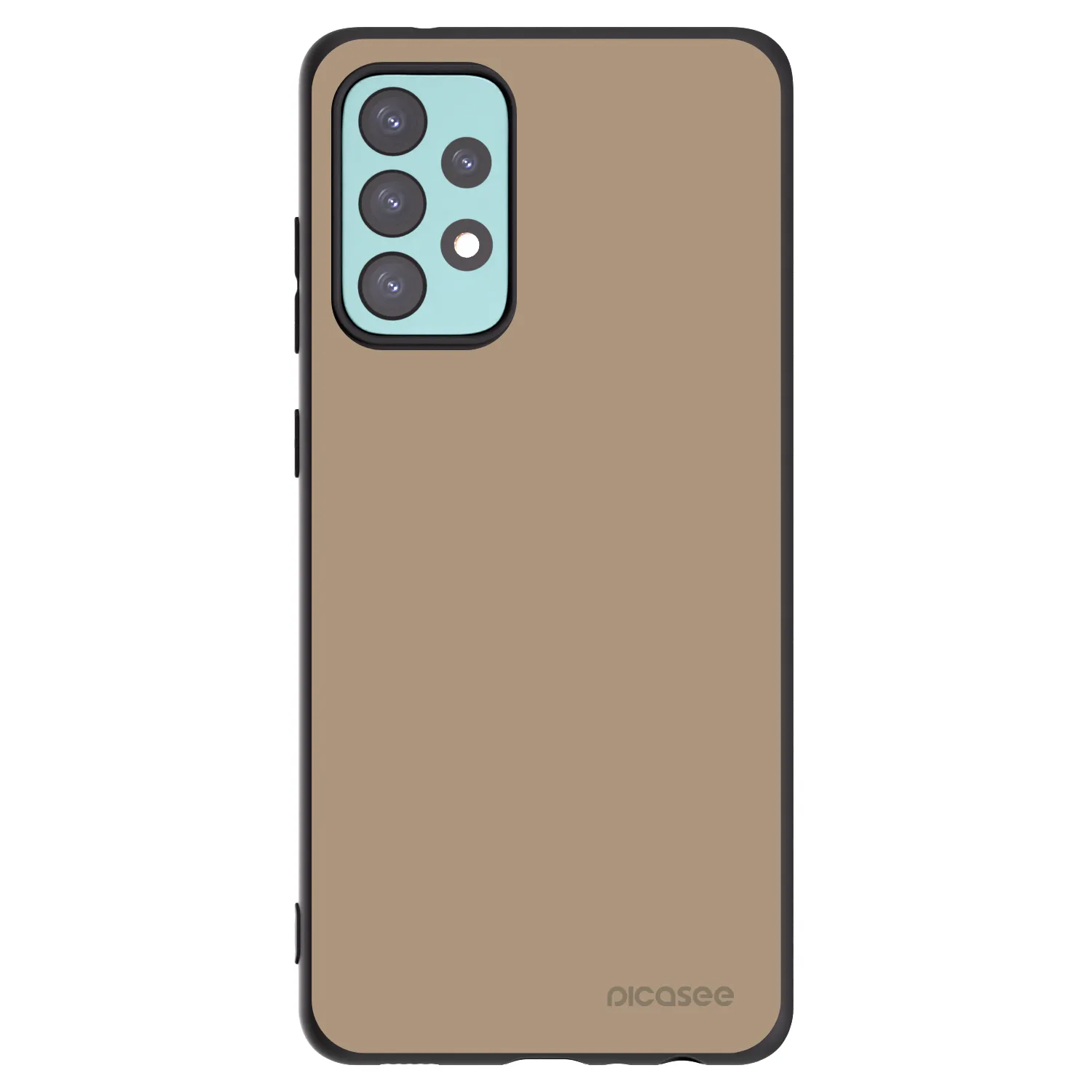 Picasee silikonowe czarne etui na Samsung Galaxy A72 A725F - Soft Sand