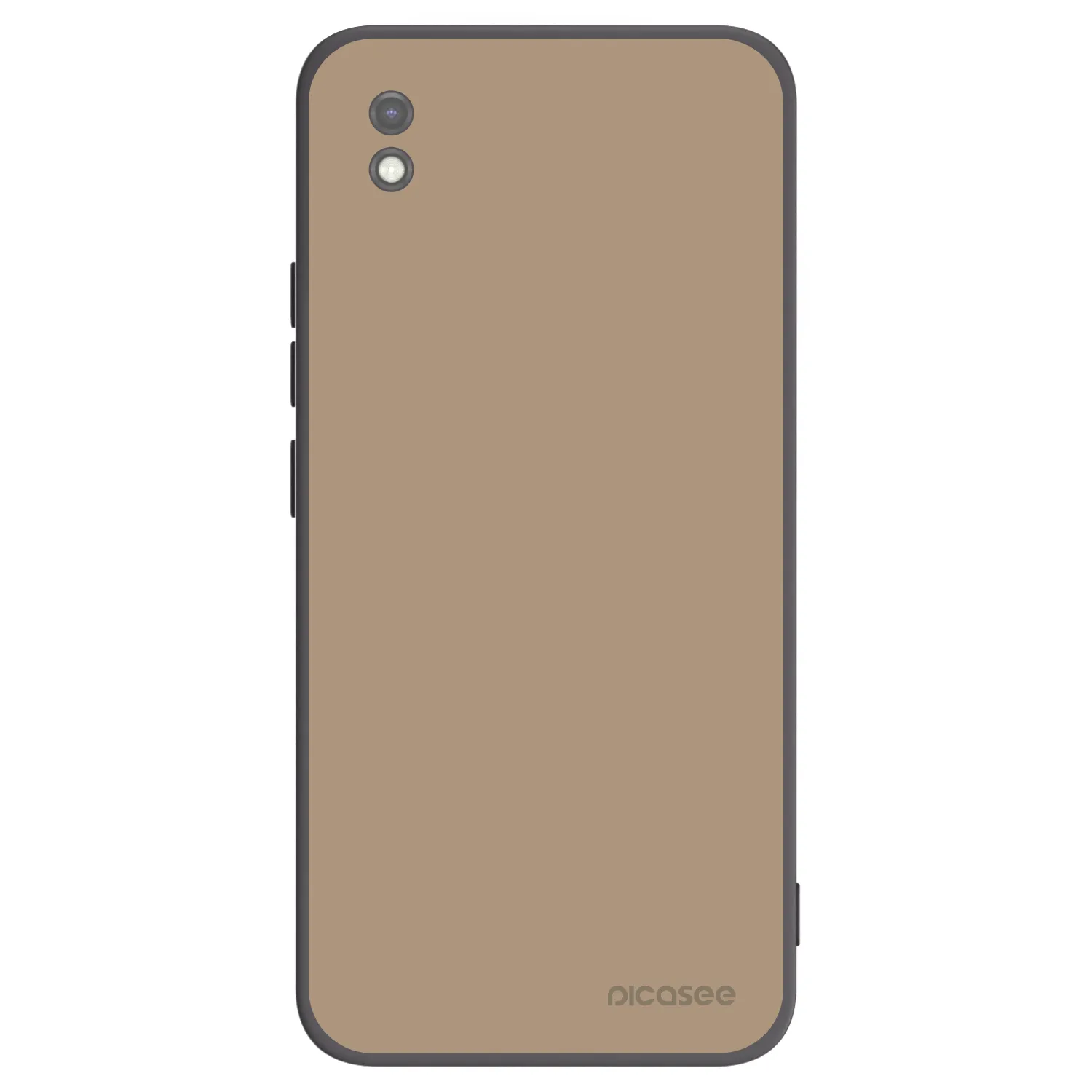 Picasee silikonowe czarne etui na Xiaomi Redmi 9AT - Soft Sand