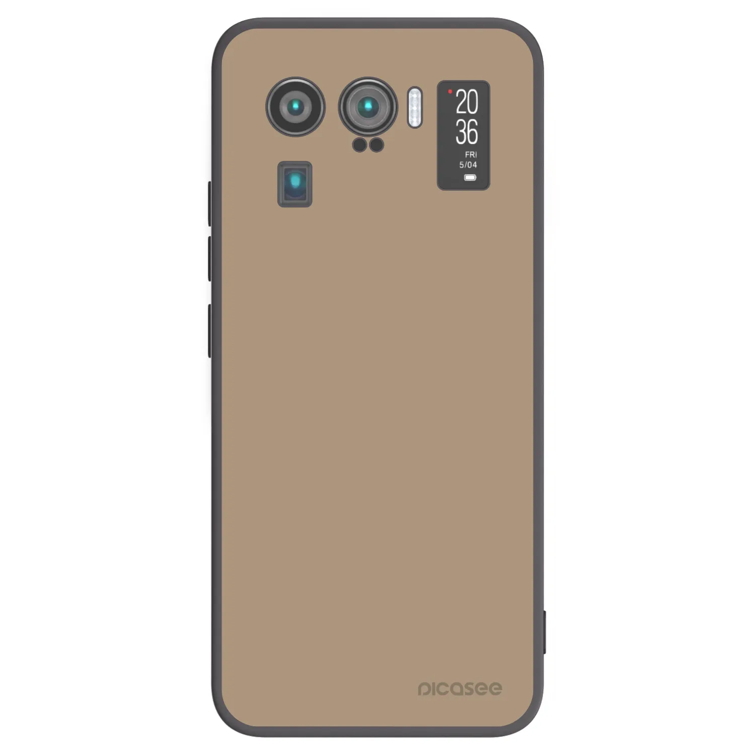 Picasee silikonowe czarne etui na Xiaomi Mi 11 Ultra - Soft Sand
