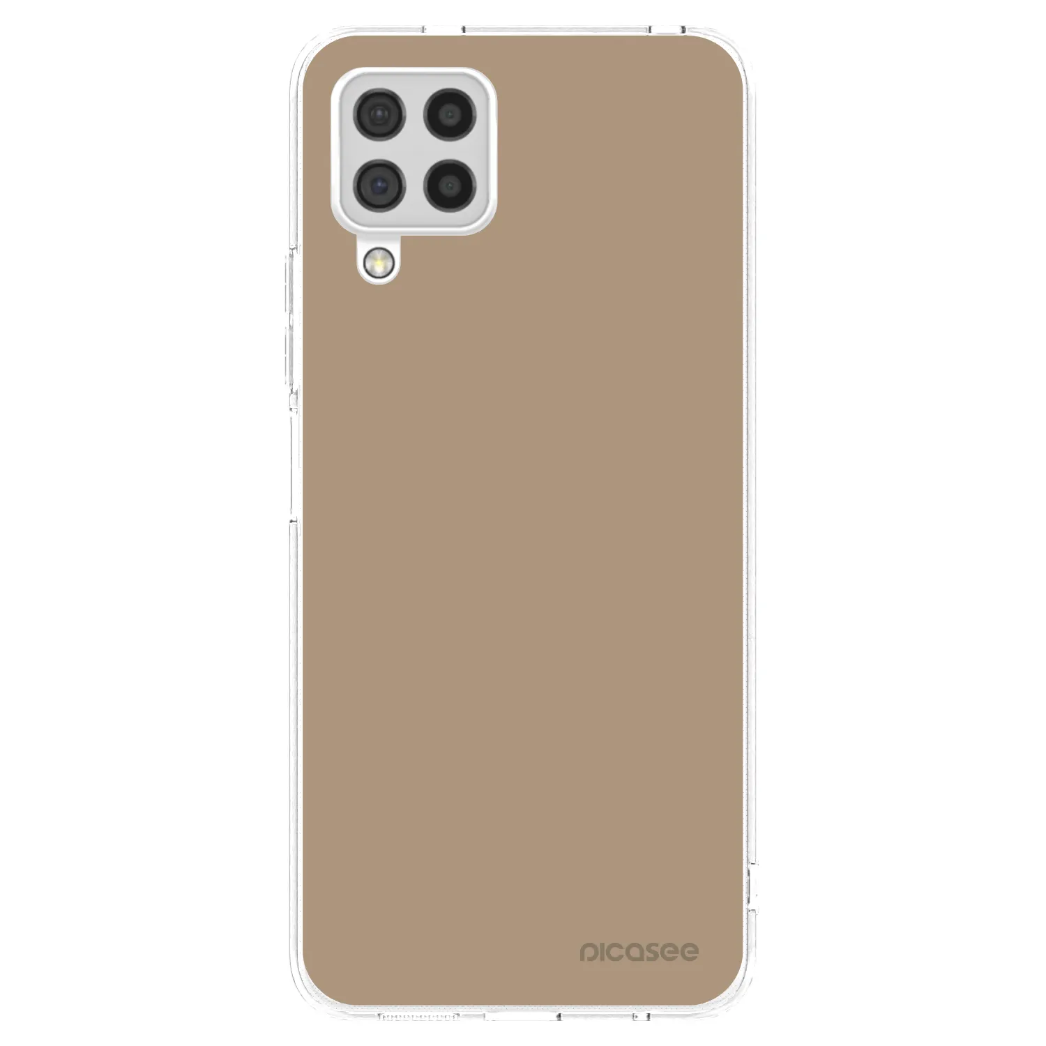 Picasee silikonowe przeźroczyste etui na Samsung Galaxy A22 A225F 4G - Soft Sand