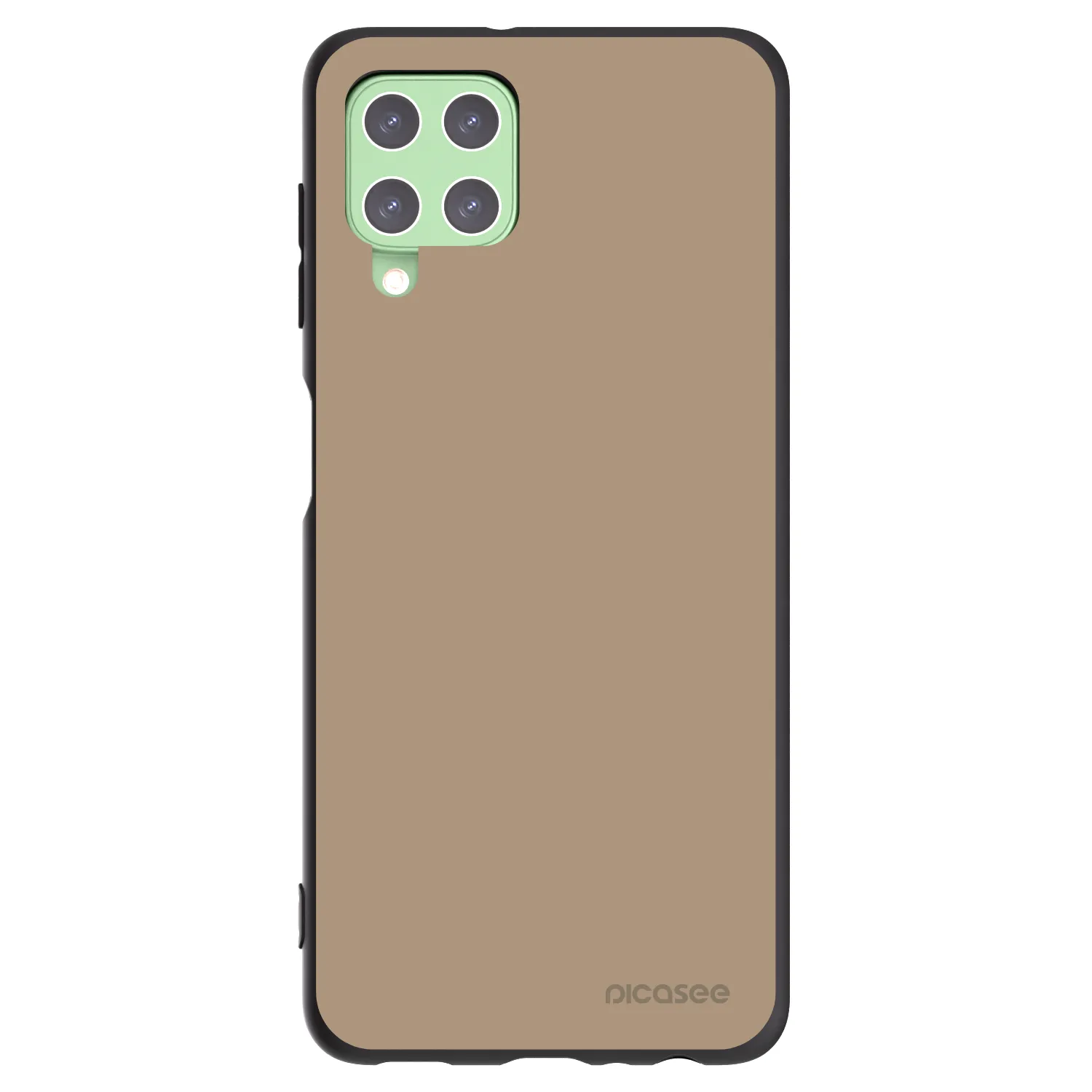 Picasee silikonowe czarne etui na Samsung Galaxy A22 A225F 4G - Soft Sand