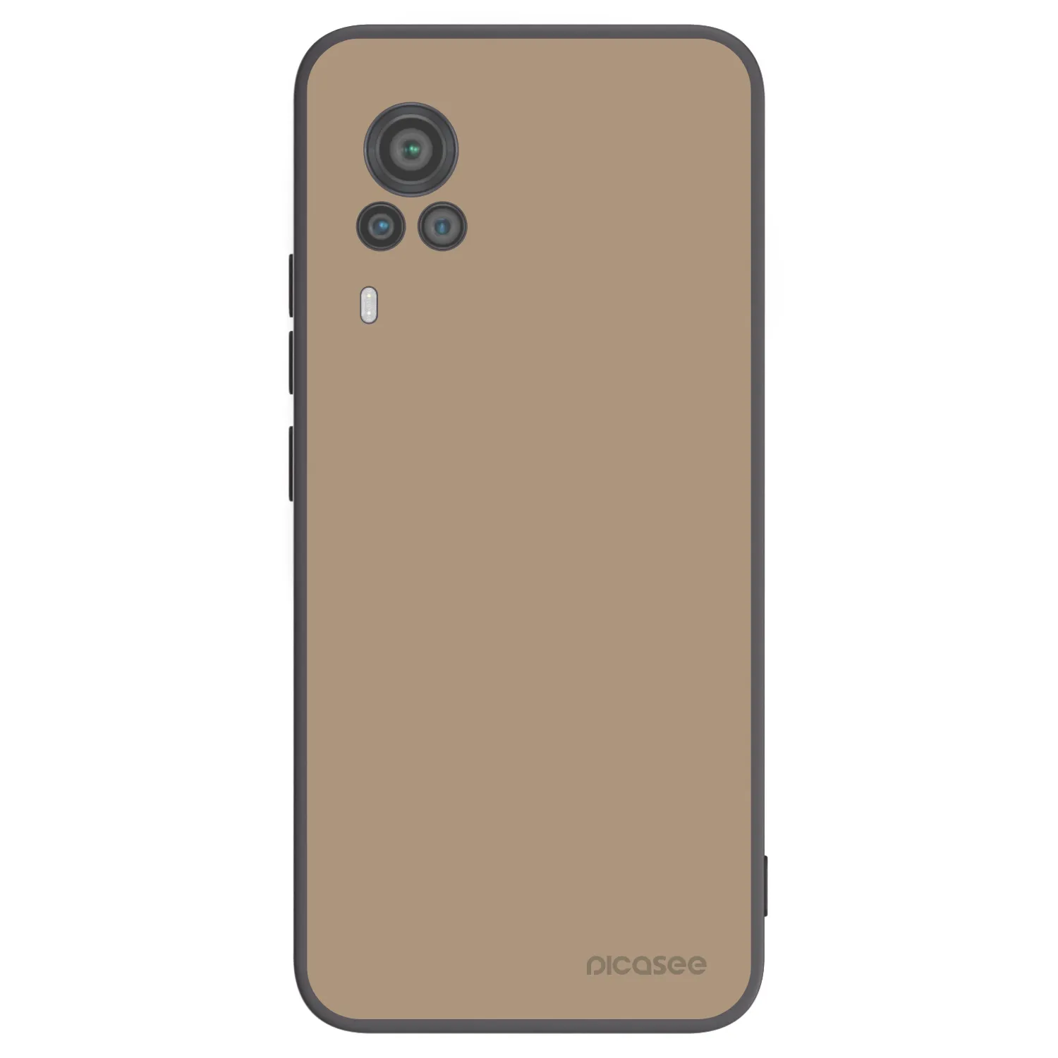 Picasee silikonowe czarne etui na Vivo X60 Pro 5G - Soft Sand