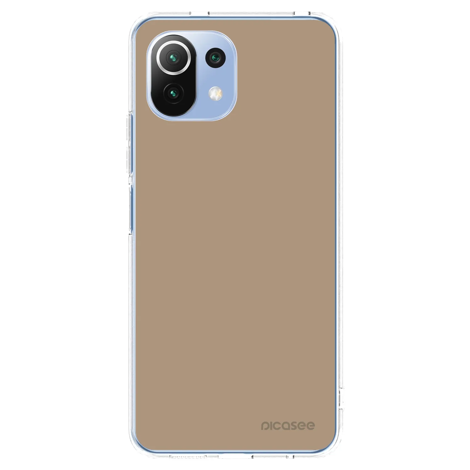 Picasee silikonowe przeźroczyste etui na Xiaomi 11 Lite 5G NE - Soft Sand