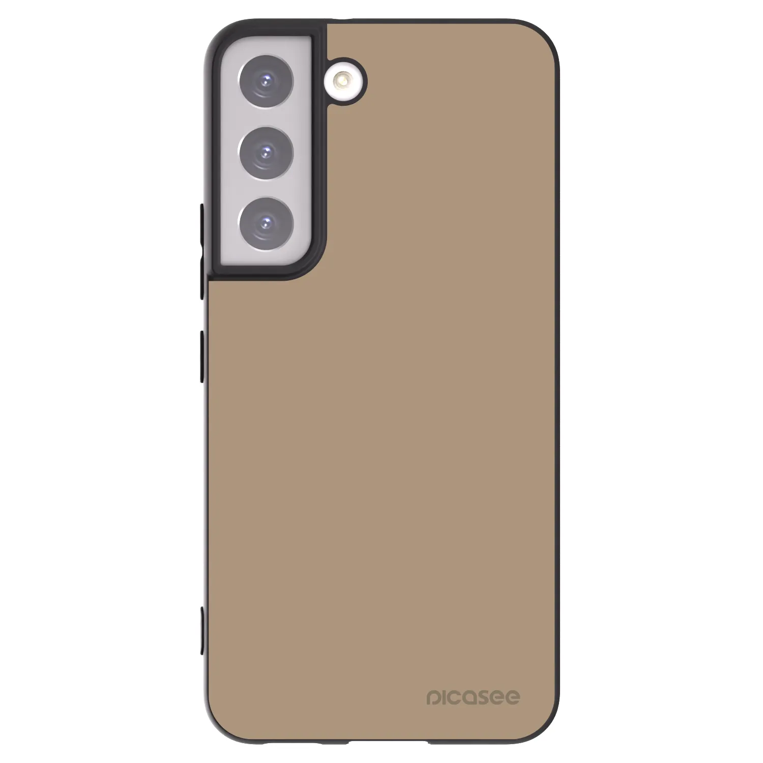 Picasee silikonowe czarne etui na Samsung Galaxy S22 5G - Soft Sand
