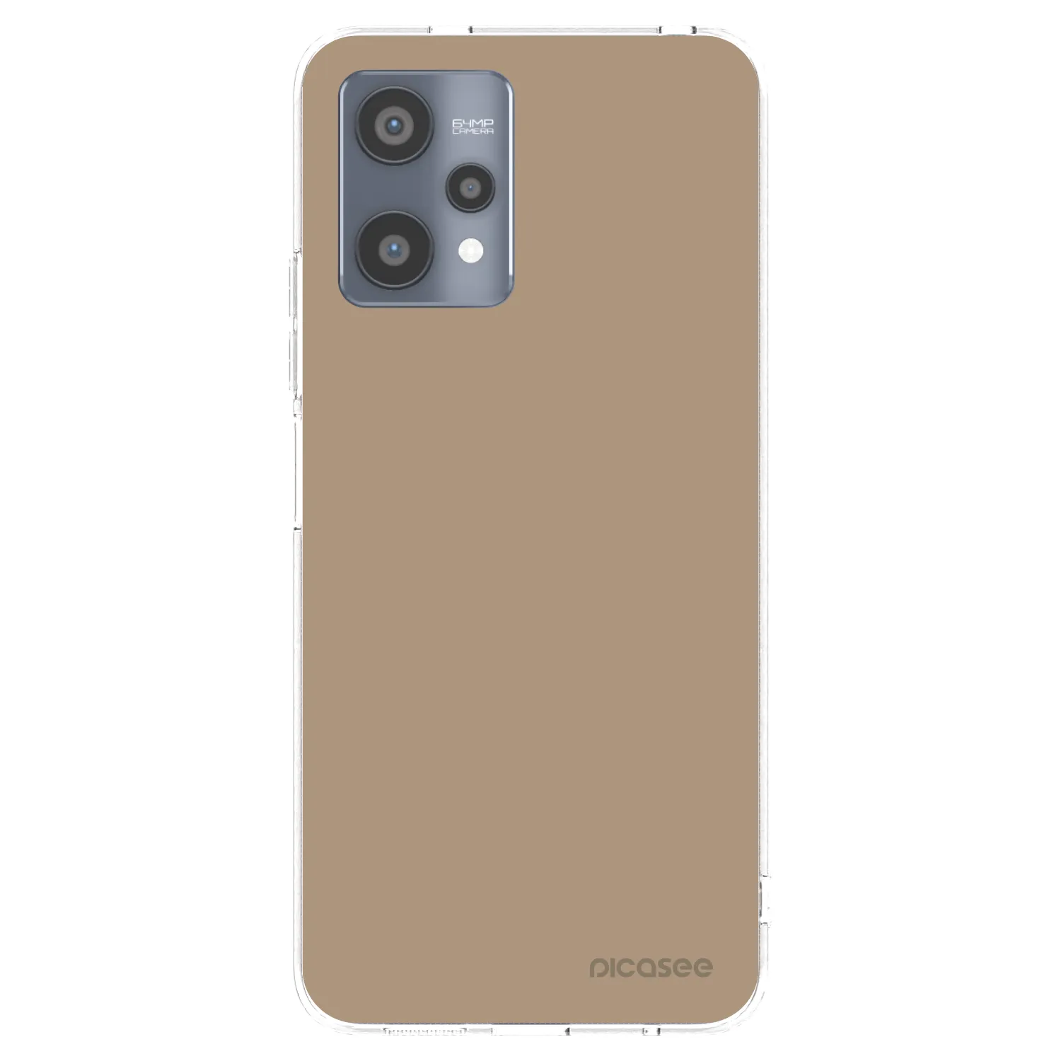 Picasee silikonowe przeźroczyste etui na Realme 9 Pro 5G - Soft Sand