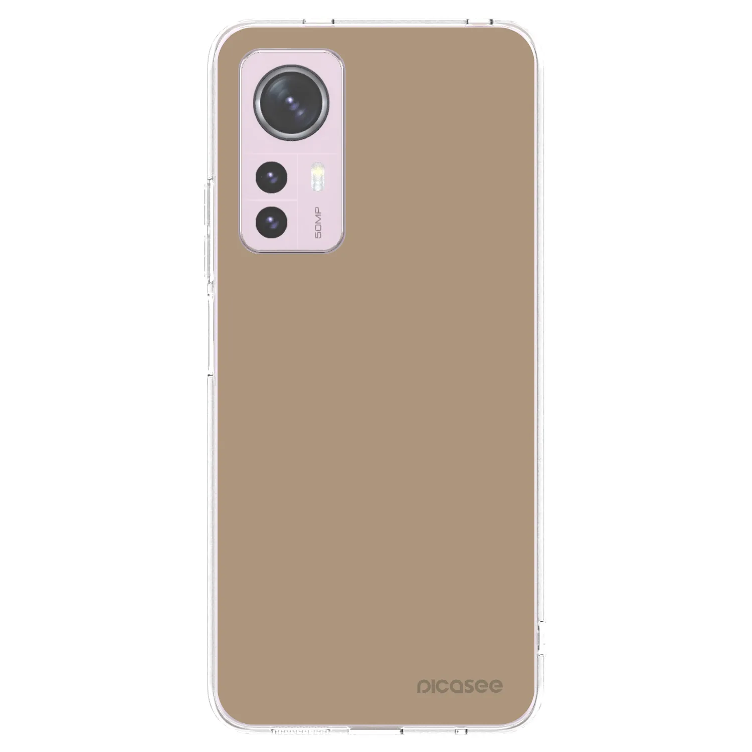 Picasee silikonowe przeźroczyste etui na Xiaomi 12 - Soft Sand