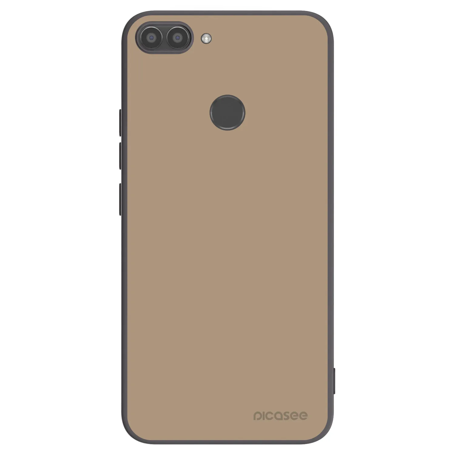 Picasee silikonowe czarne etui na Huawei P Smart - Soft Sand
