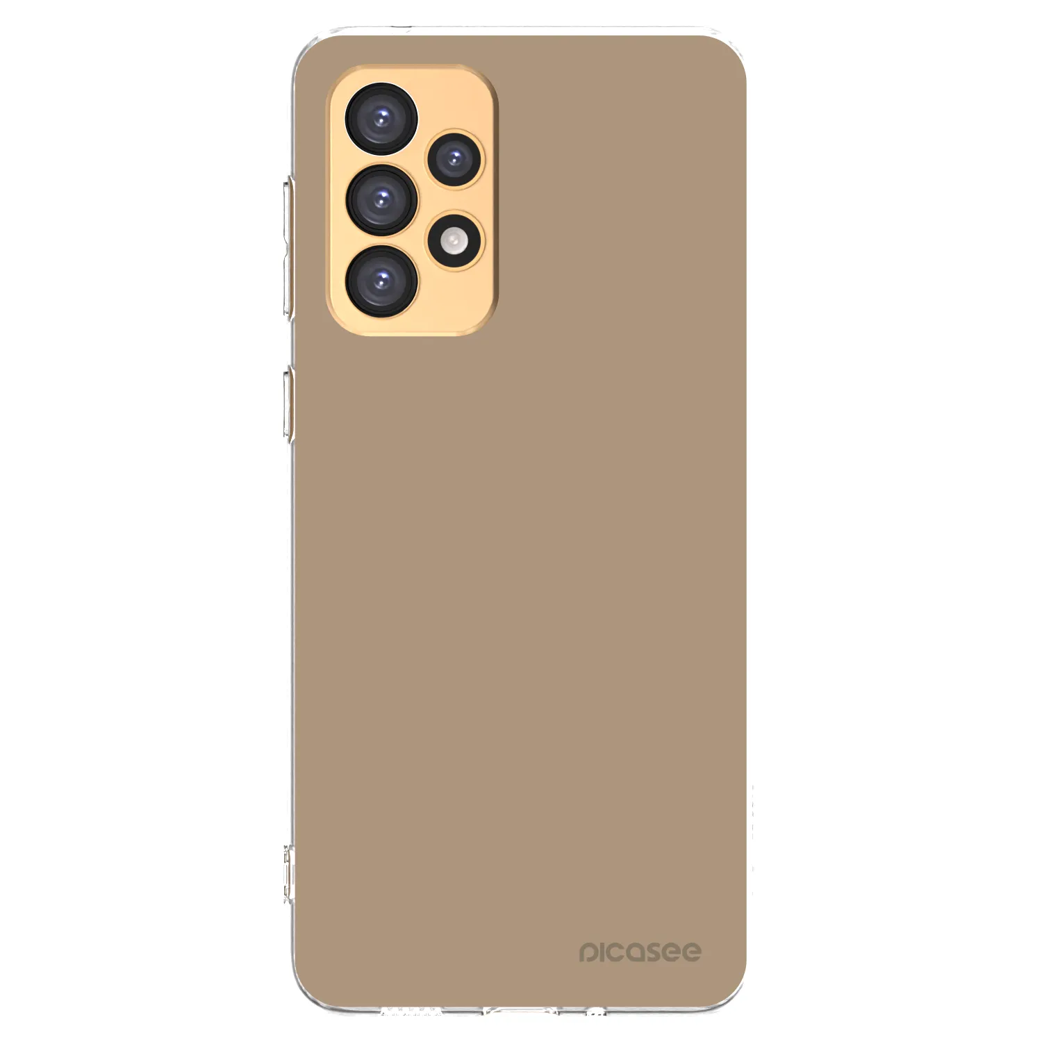 Picasee silikonowe przeźroczyste etui na Samsung Galaxy A33 5G A336 - Soft Sand