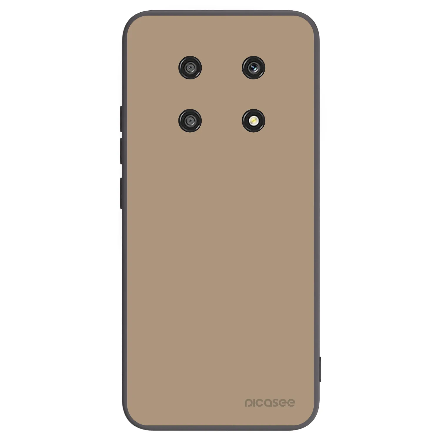 Picasee silikonowe czarne etui na Honor Magic4 Lite 5G - Soft Sand