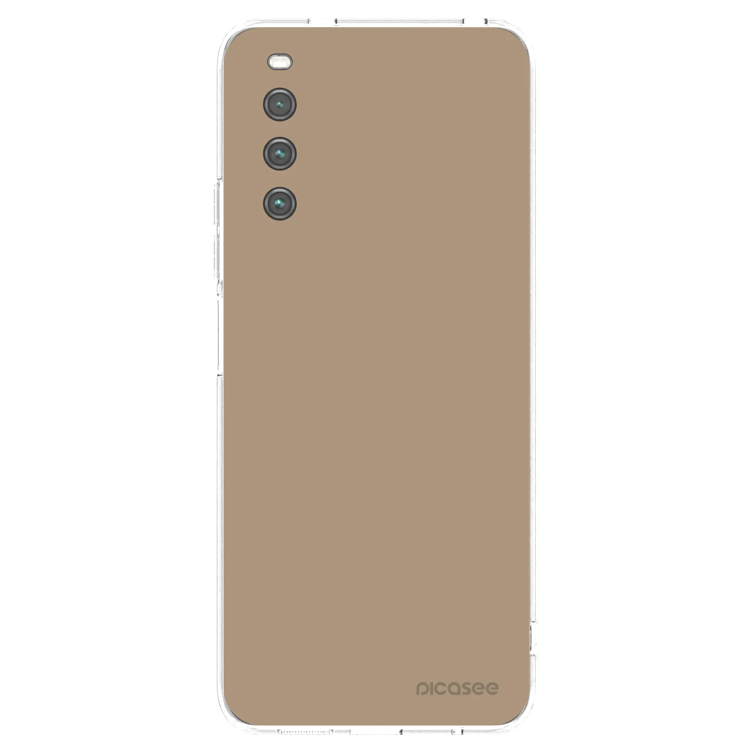 Picasee silikonowe przeźroczyste etui na Sony Xperia 10 IV 5G - Soft Sand