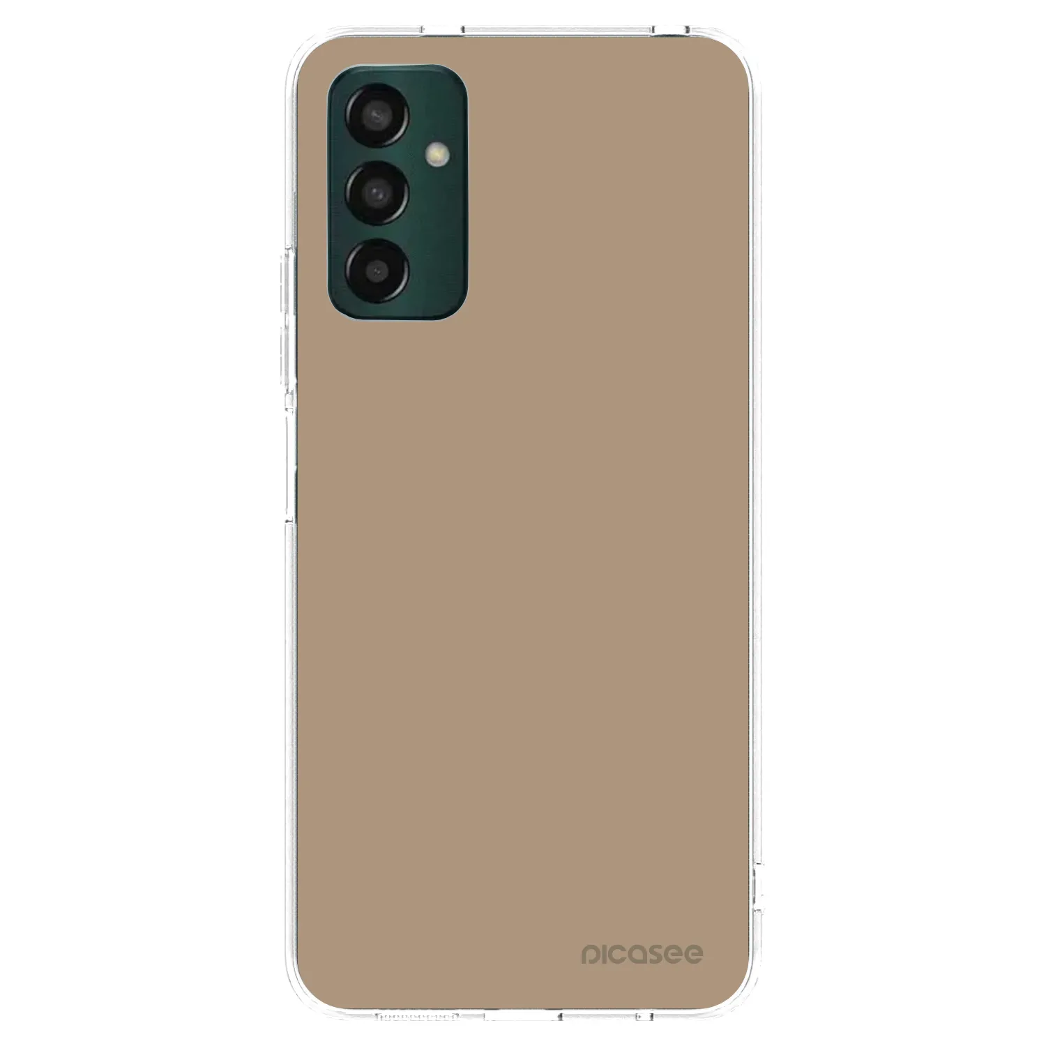Picasee silikonowe przeźroczyste etui na Samsung Galaxy M13 M135F - Soft Sand