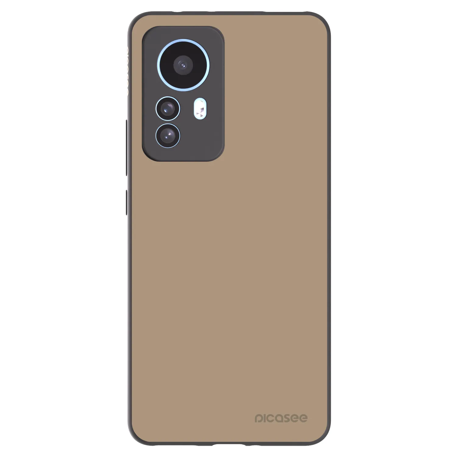Picasee silikonowe czarne etui na Xiaomi 12T Pro - Soft Sand