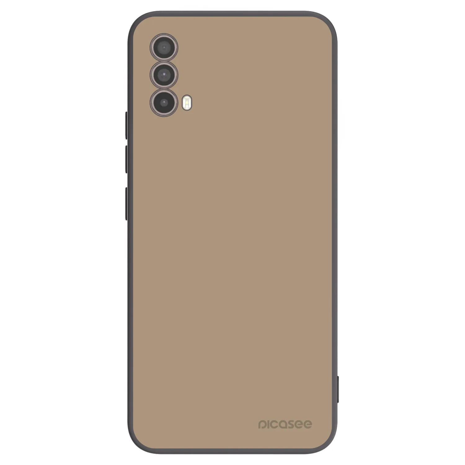 Picasee silikonowe czarne etui na Motorola Moto E40 - Soft Sand
