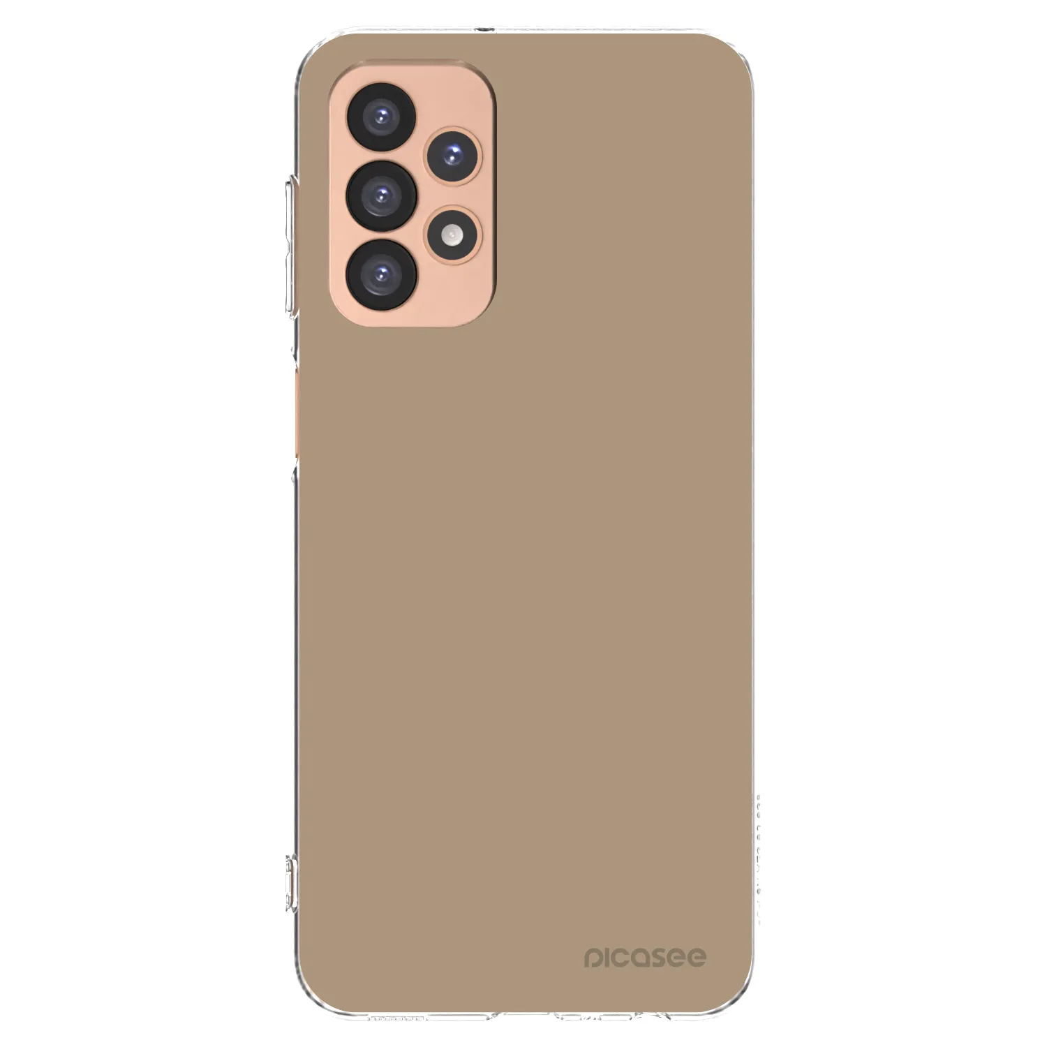 Picasee silikonowe przeźroczyste etui na Samsung Galaxy A23 A236B 5G - Soft Sand