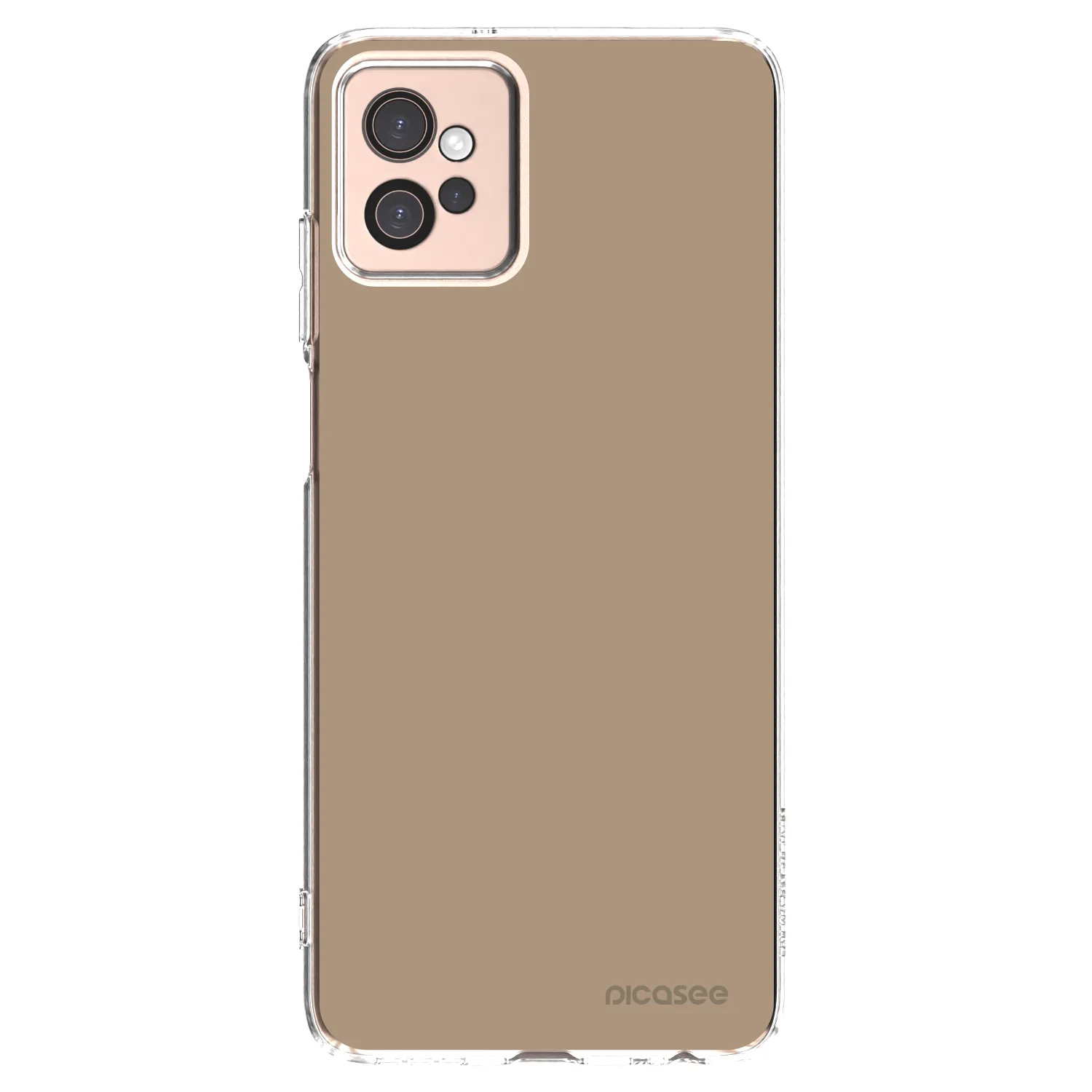 Picasee silikonowe przeźroczyste etui na Motorola Moto G32 - Soft Sand