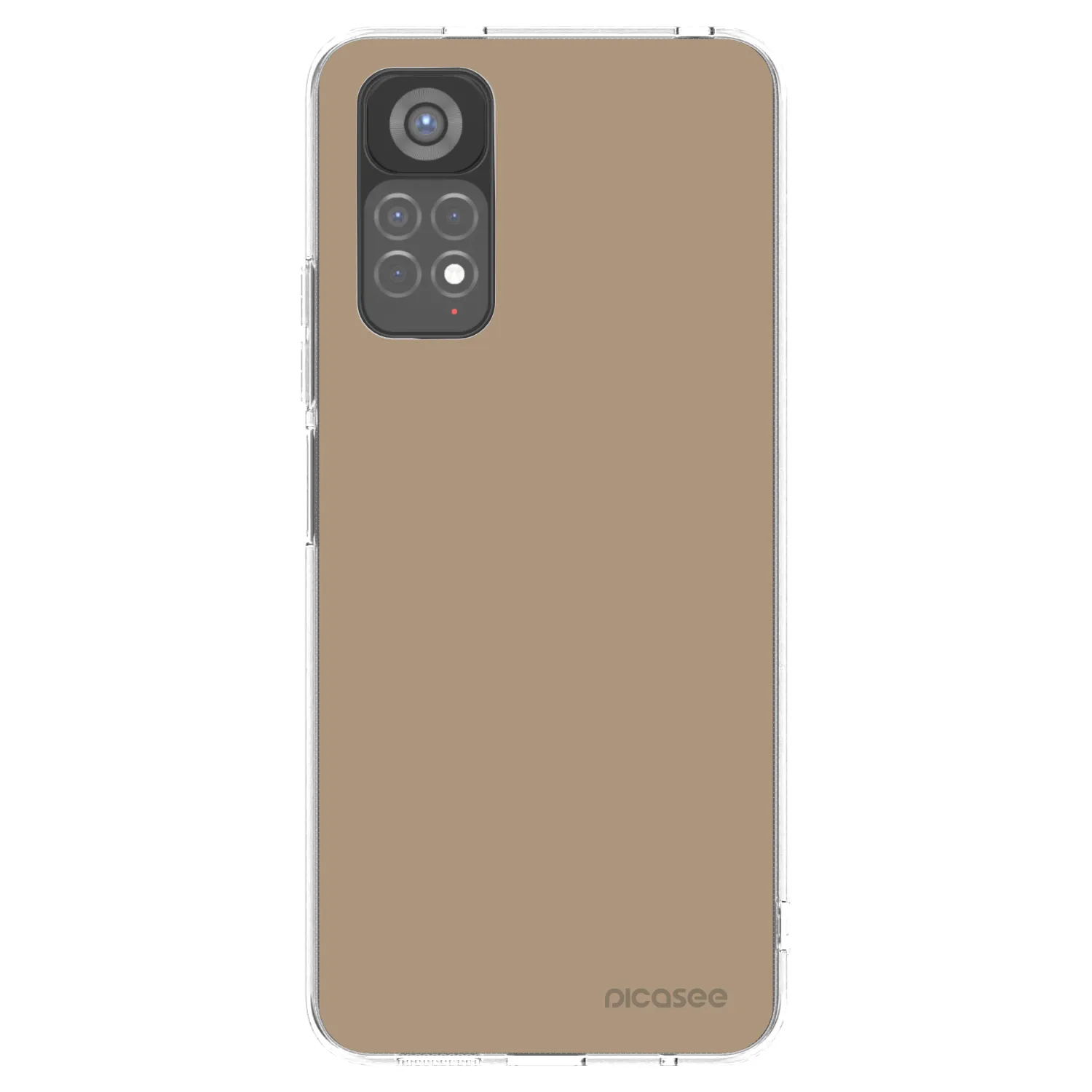 Picasee silikonowe przeźroczyste etui na Xiaomi Redmi Note 11S 5G - Soft Sand