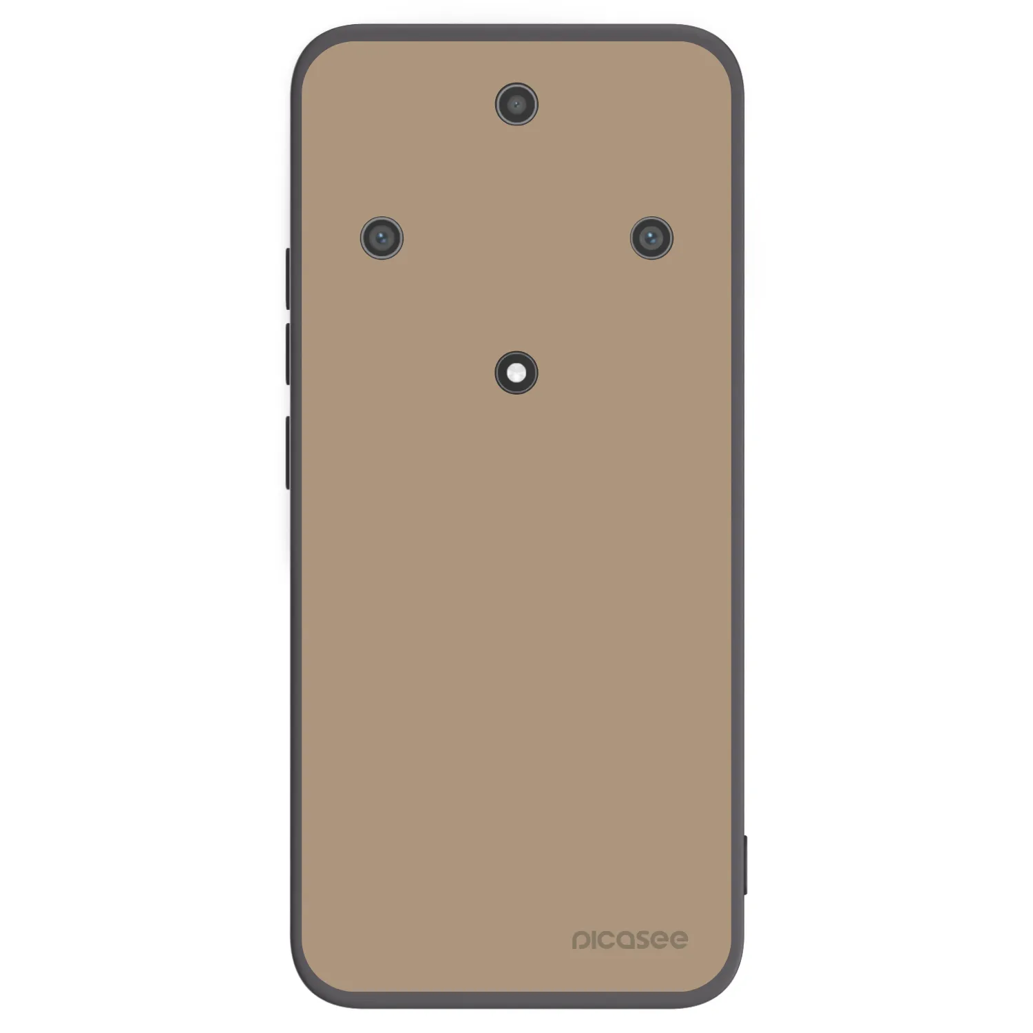 Picasee silikonowe czarne etui na Honor Magic5 Lite 5G - Soft Sand