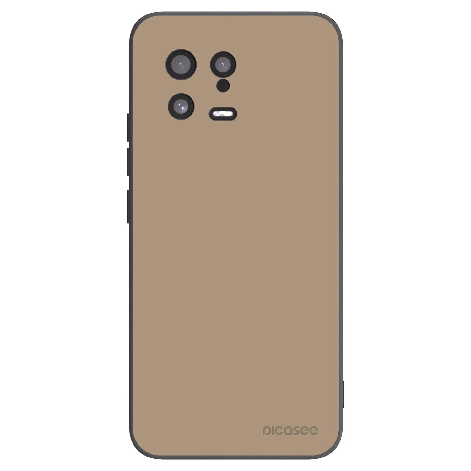 Picasee silikonowe czarne etui na Xiaomi 13 - Soft Sand