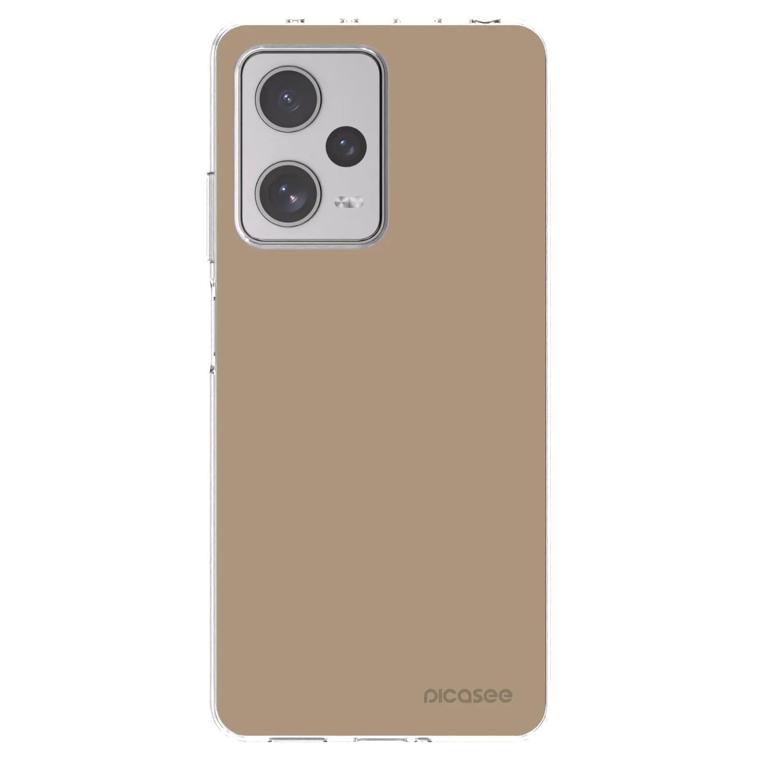 Picasee silikonowe przeźroczyste etui na Xiaomi Redmi Note 12 Pro+ 5G - Soft Sand