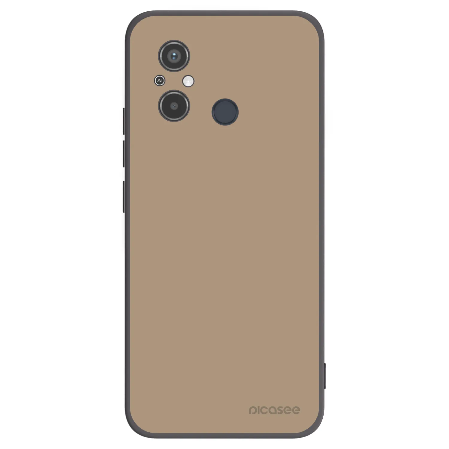 Picasee silikonowe czarne etui na Xiaomi Redmi 12C - Soft Sand
