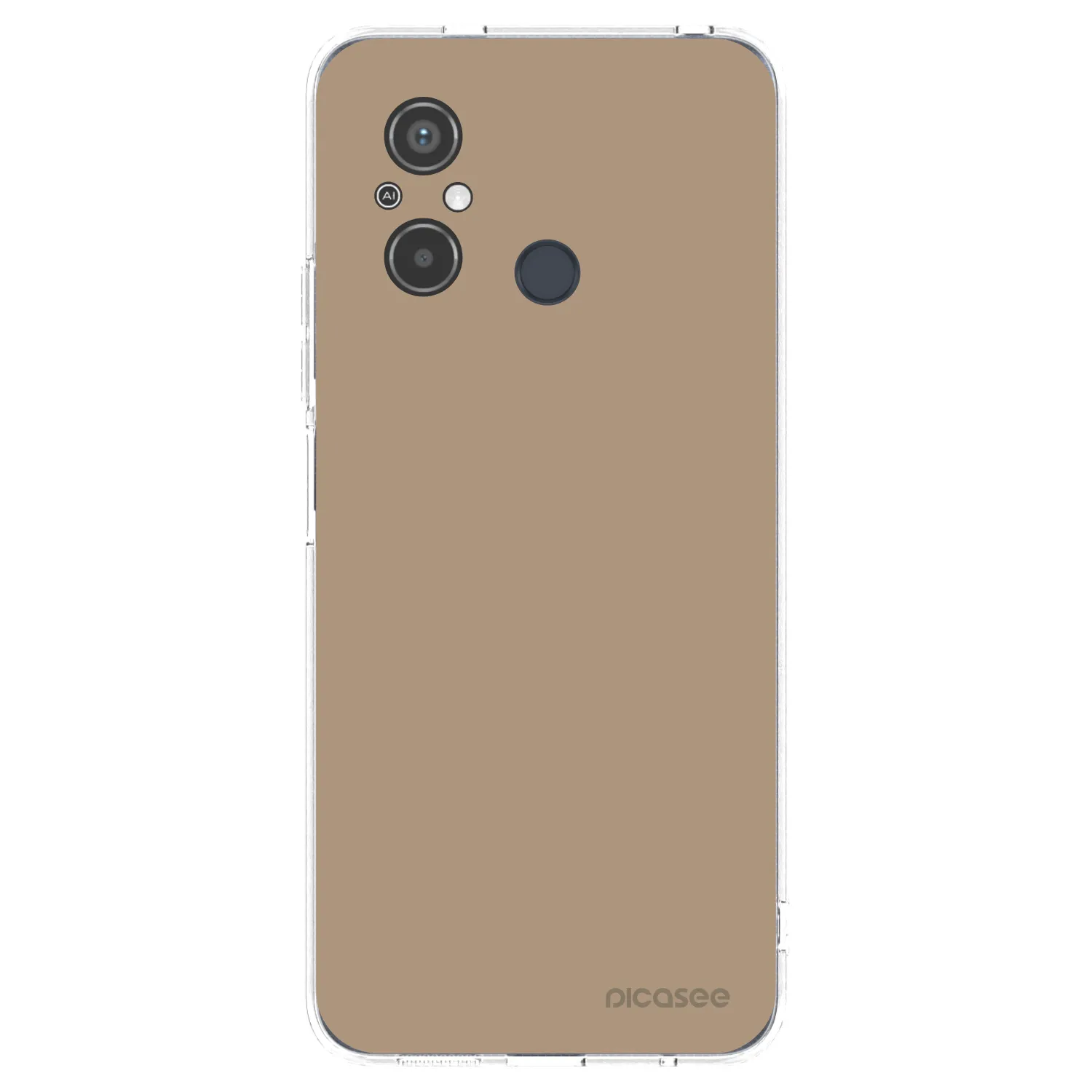 Picasee silikonowe przeźroczyste etui na Xiaomi Redmi 12C - Soft Sand