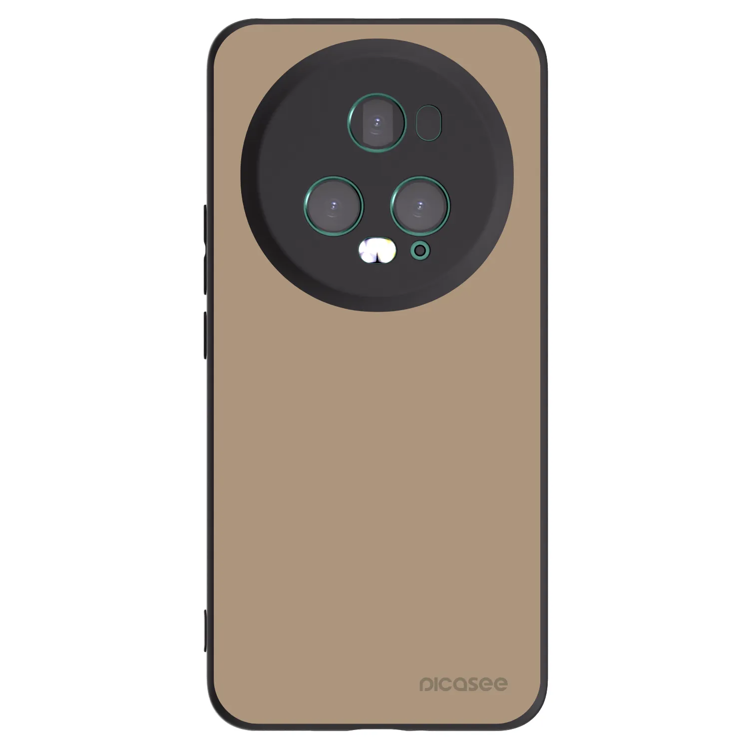 Picasee silikonowe czarne etui na Honor Magic5 Pro - Soft Sand