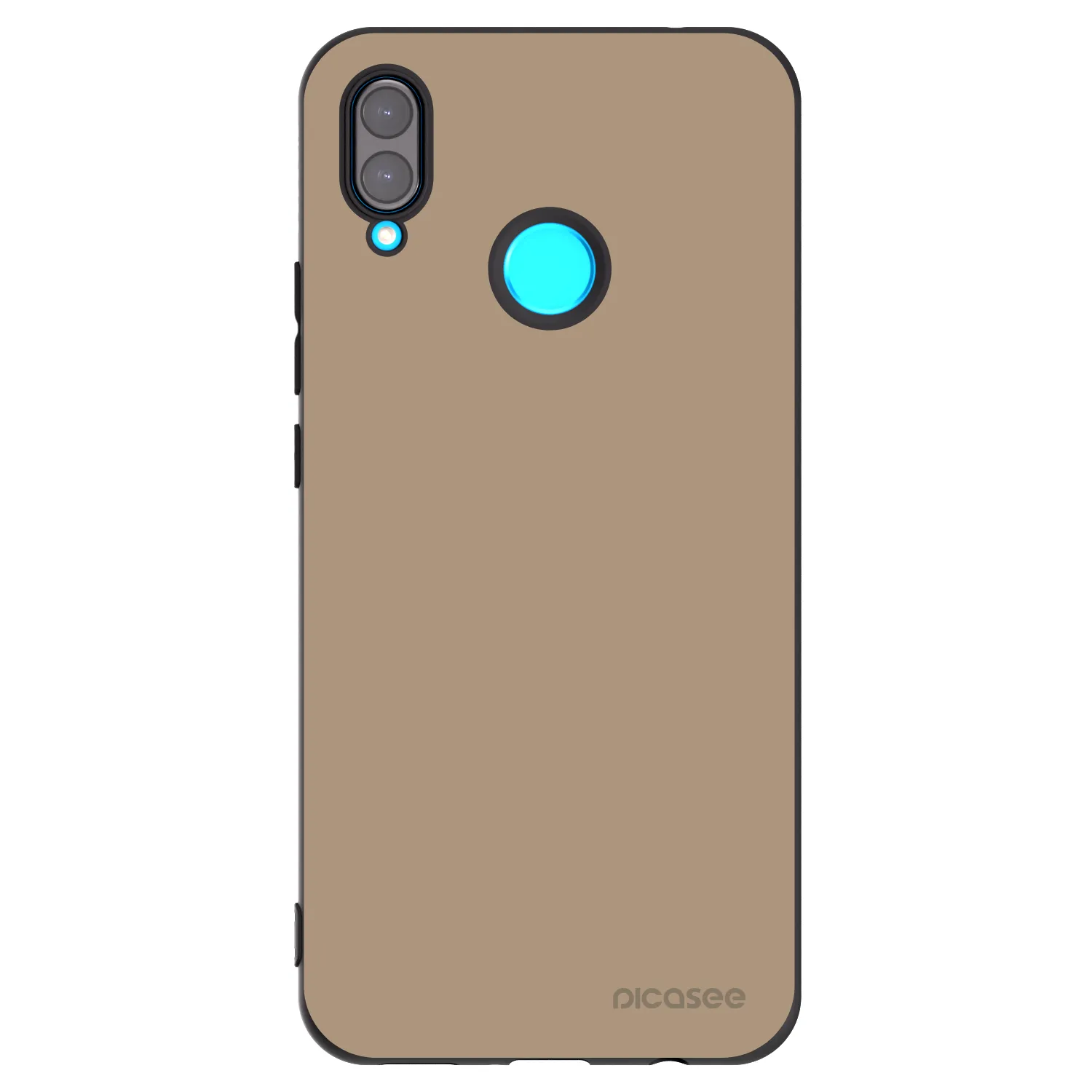 Picasee silikonowe czarne etui na Huawei Nova 3i - Soft Sand