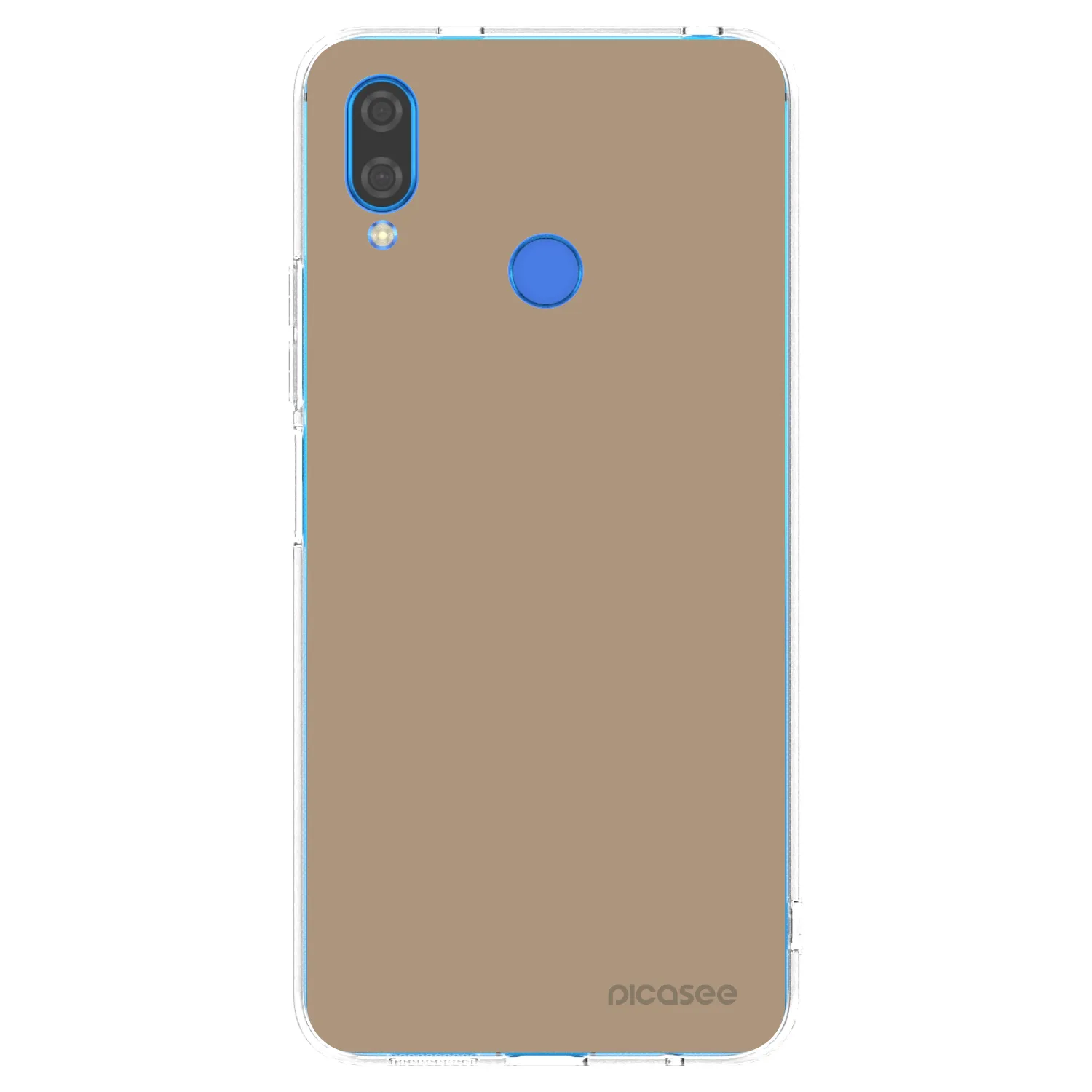 Picasee silikonowe przeźroczyste etui na Huawei Nova 3i - Soft Sand