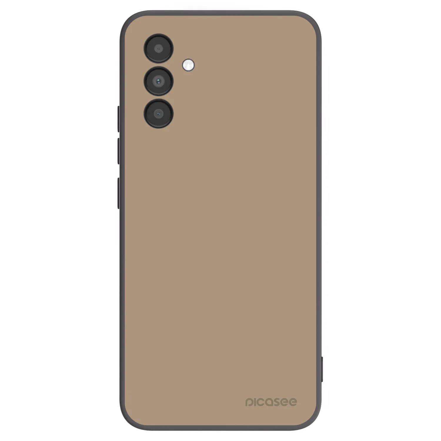 Picasee silikonowe czarne etui na Samsung Galaxy A04s A047F - Soft Sand