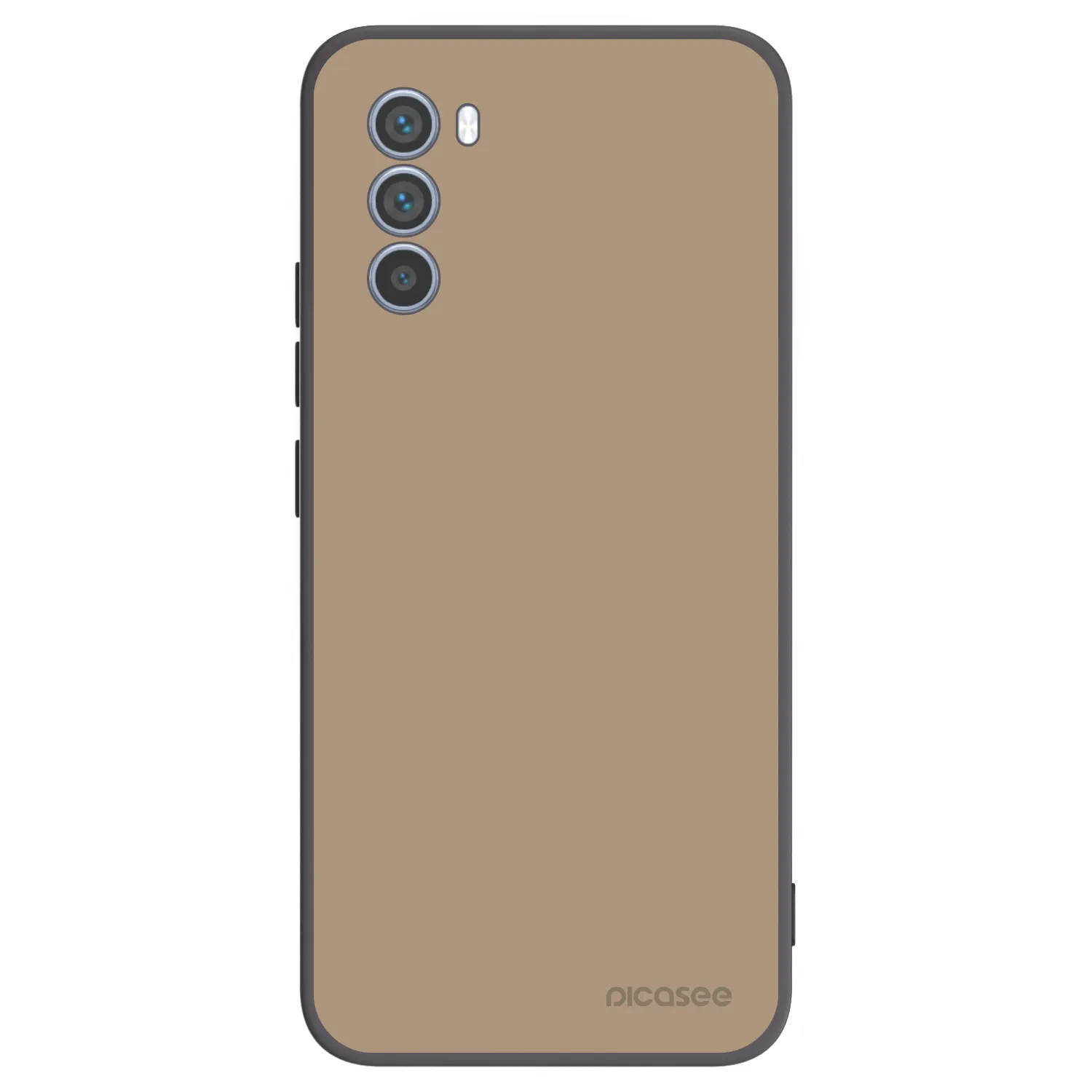 Picasee silikonowe czarne etui na Motorola Moto G62 - Soft Sand