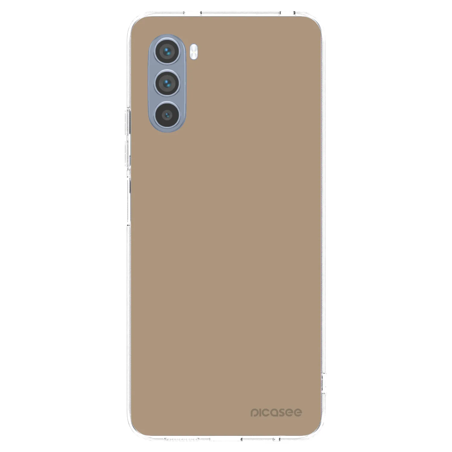 Picasee silikonowe przeźroczyste etui na Motorola Moto G62 - Soft Sand