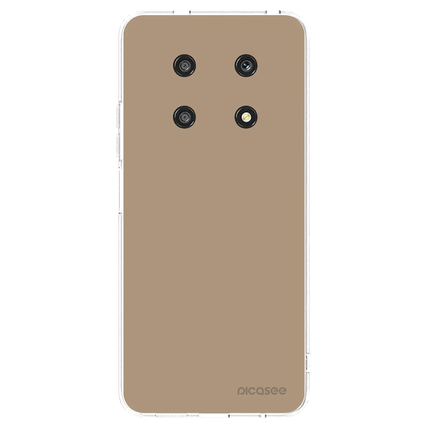 Picasee silikonowe przeźroczyste etui na Honor Magic4 Lite 5G - Soft Sand