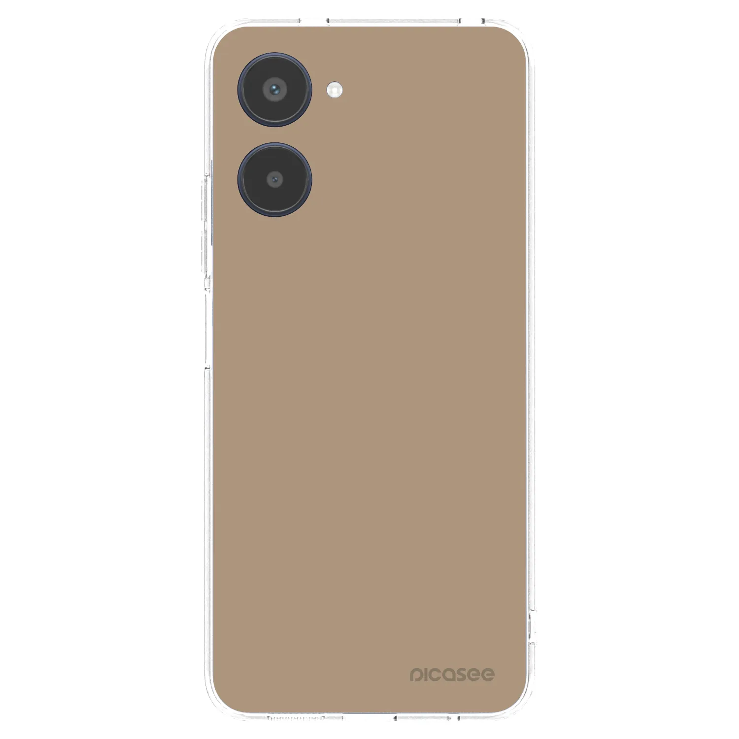 Picasee silikonowe przeźroczyste etui na Realme 10 4G - Soft Sand